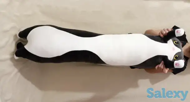 Мягкая игрушка подушка кот 110 см, фотография 2