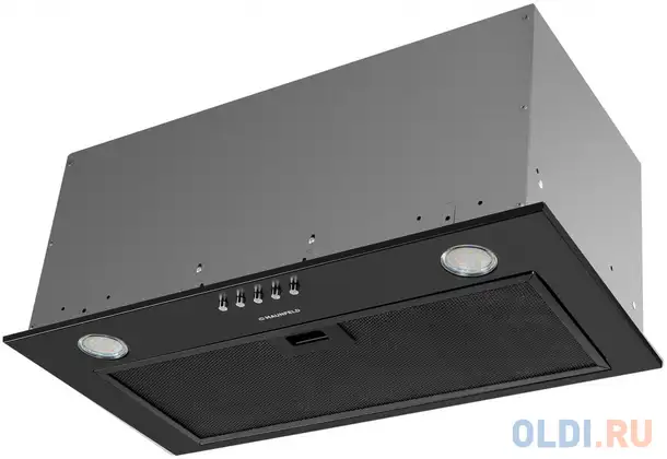 Вытяжка встраиваемая maunfeld crosby power 50 черный, фотография 1