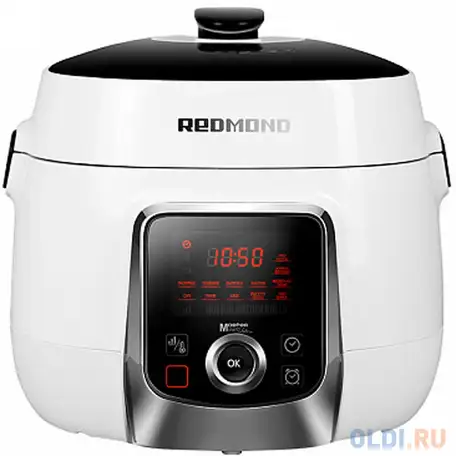 Мультиварка-скороварка redmond rmc-p470 5л 1000вт белый/черный, фотография 1