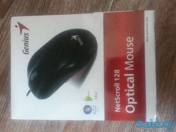 Мышь Genius NetScroll 128 Black; PS/2 Новый, фотография 1