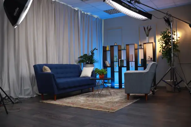 Студия для видеосъёмки с тремя залами, операторами, профессиональным оборудованием., фотография 2