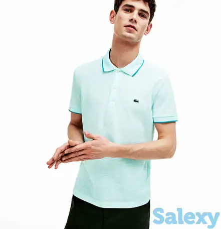 Мужское поло lacoste caviar piqu? regular fit, фотография 1