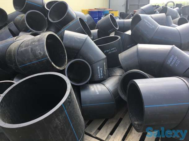 Полиэтиленовые втулки под фланец, ПЭ отводы, ПЭ тройники, ПЭ переходы, фотография 5