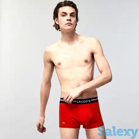 Мужское нижнее бельё lacoste (3 шт.), фотография 1