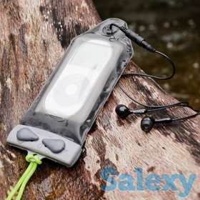 Водонепроницаемый чехол aquapac 518 - connected electronics, 120x78mm, серый, фотография 2