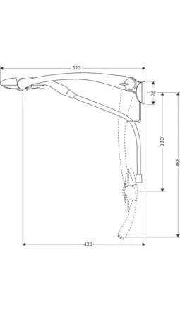 держатель душа Hansgrohe Raindance Allrounder, фотография 5