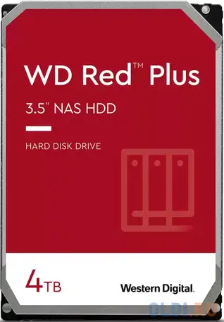 Жесткий диск western digital red plus 4 tb, фотография 1