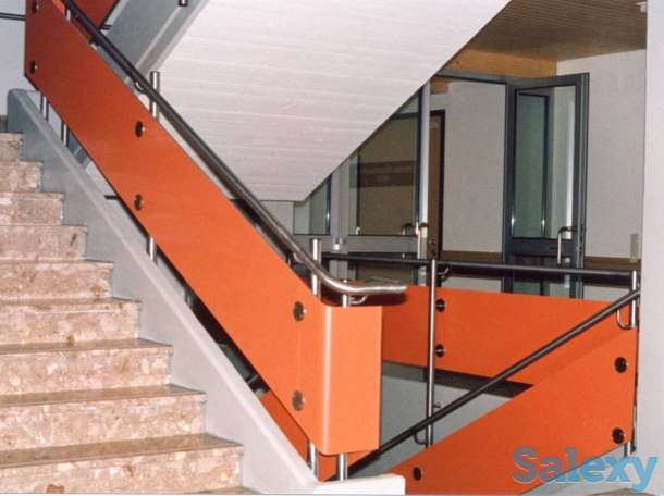 Гнутые конструкционные элементы компакт пластик HPL для отделки углов колонн и сложных поверхностей, элементов декора, фотография 3