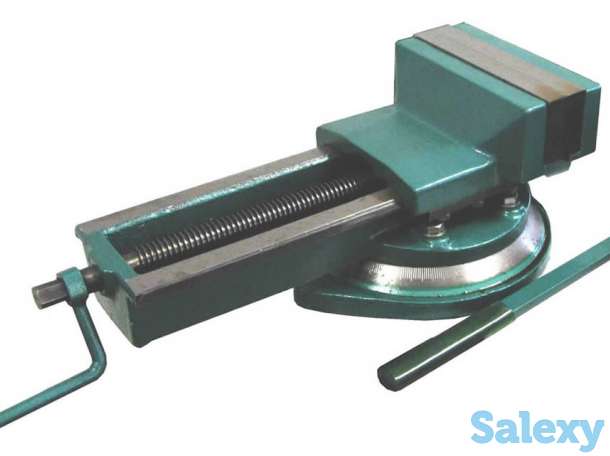 Тиски станочные ГОСТ 16518 стальные поворотныеА=400), фотография 1