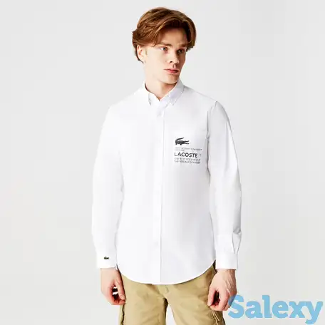 Мужская рубашка lacoste slim fit, фотография 1