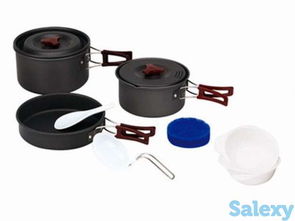 Набор посуды туристический fire-maple fmc-202 из анодированного алюминия, фотография 1