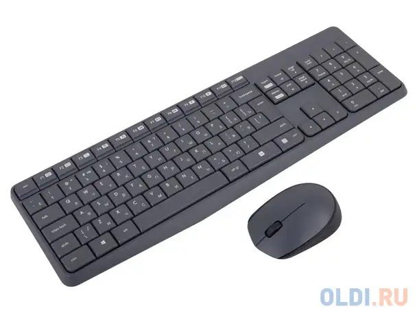 (920-007948) клав. + мышь беспроводная logitech wireless keyboard and mouse mk235, фотография 1