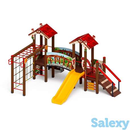 Детский игровой комплекс «в гостях у сказки» дик 1.05.01-06 h=900, фотография 1