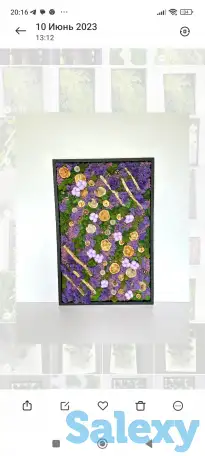 Картины из стабилизированного мха, фотография 2