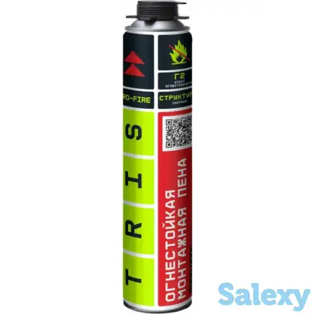 Профессиональная монтажная пена TRIS огнестойкая, фотография 1