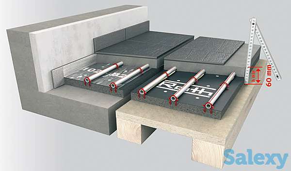 Укладка водяного теплого пола, фотография 6