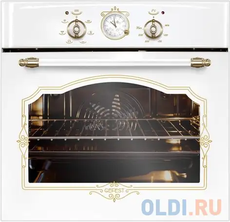 Электрический шкаф gefest эдв да 602-02 к82 белый, фотография 1