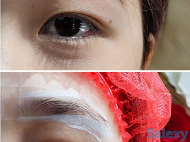 Наращивание ресниц/коррекция бровей, фотография 2