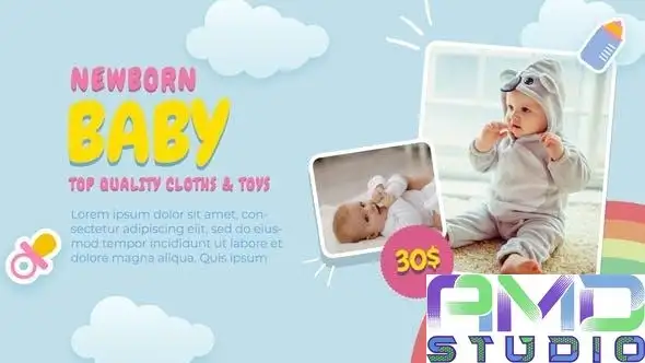 Заказать ролик для рекламы детской одежды, обуви в Алматы (FASHION_5), фотография 1