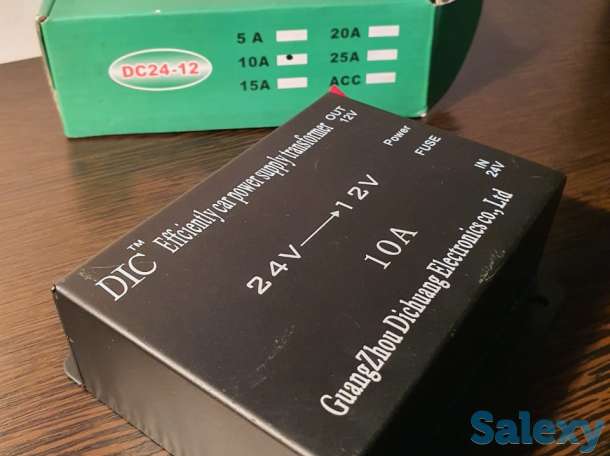 Преобразователь напряжения 10А инвертор 24->12V преобразователь авто, фотография 3