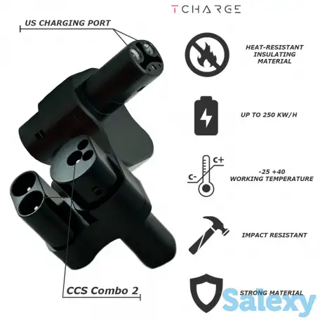 CCS Combo 2 TeslaAdapter адаптер, переходник для Вашей америк. Теслы, фотография 1
