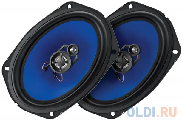 Автоакустика digma dca-k693 коаксиальная 2-полосная 15x23см 100вт-280вт, фотография 1