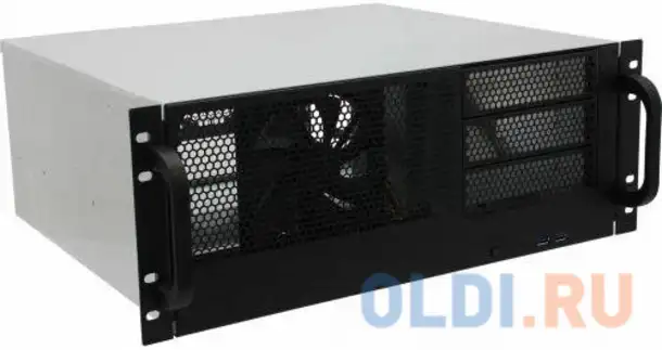 Серверный корпус 4u procase rm438-b-0 без бп чёрный серый, фотография 1