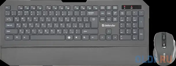 Клавиатура + мышь defender berkeley c-925 , b (черн) кл:104+12 м:6кн,, фотография 1
