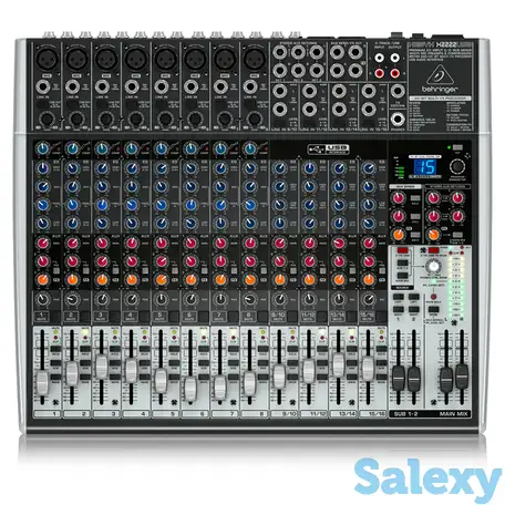 Микшерный пульт behringer xenyx x2222usb, фотография 1