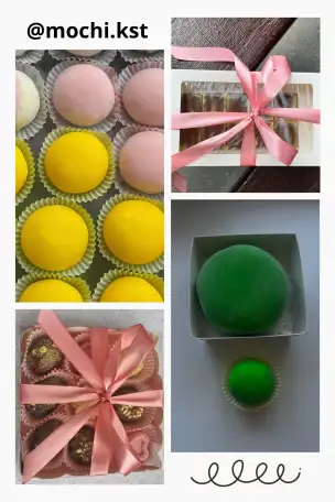 Авторские моти, бенто моти, дубайский шоколад, сладкие подарки, фотография 1