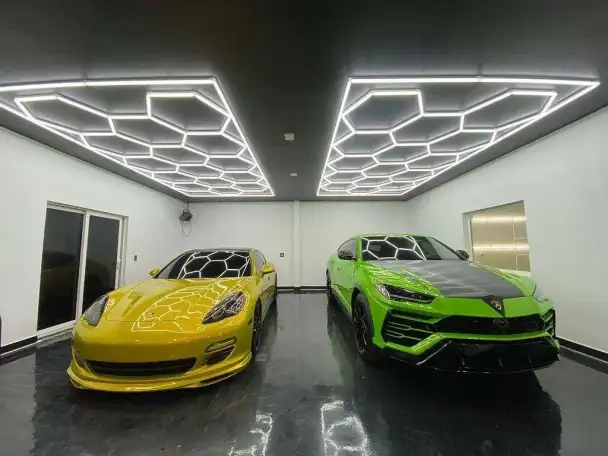 Светодиодные светильники LED модульное освещение для гаража, фотография 4