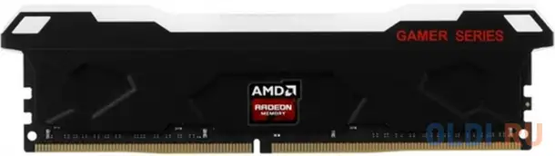 16gb amd radeon™ ddr4 3200 dimm r9 gamers series black rgb, фотография 1