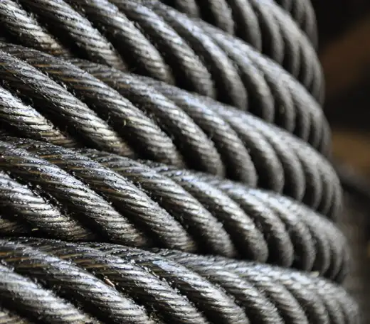 Канат двойной свивки тк, D 4,6-10,2 мм, Покрытие: оцинкованный, фотография 1