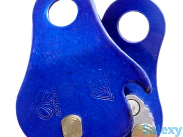 Зажим страховочный вертикаль капля дюраль, фотография 1