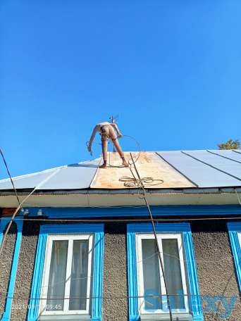 Покраска крыши., фотография 2