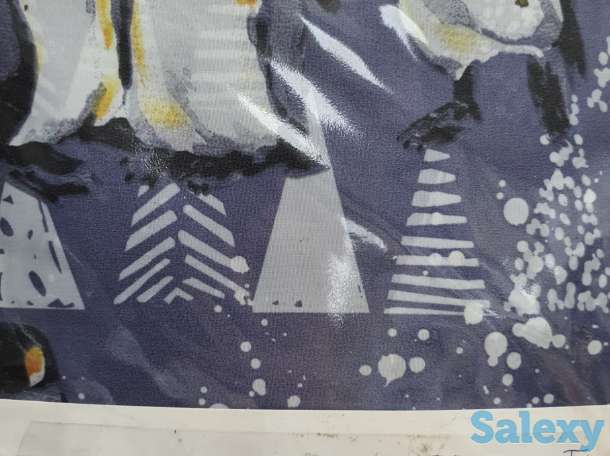 Шторки для душа и ванны, сделано в Турции, пингвины эстетика, фотография 4