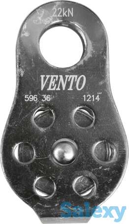 Блок-ролик венто высота про одинарный без подшипника сталь, фотография 3