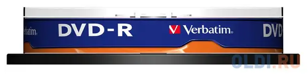 Диски dvd-r 4.7gb verbatim 16х  10 шт  cake box, фотография 1