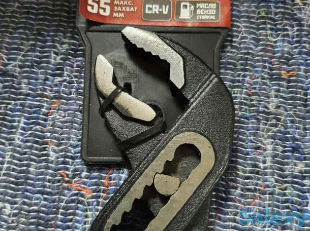 Клещи переставные Сr-V, высокомощный коробчатый шарнир, 300мм, ЗУБР, фотография 3