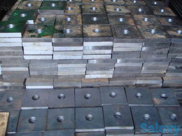 Пластина стальная с отверстиями., фотография 1