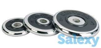 Блины для штанги хром D=28 20+20 кг, фотография 1