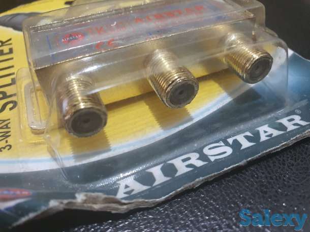 Сплиттер делитель TV сигнала 3 way Разветвитель на 3 TV, фотография 3