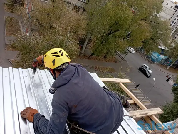 Козырьки, отливы, гидроизоляция, альпинисты, фотография 6