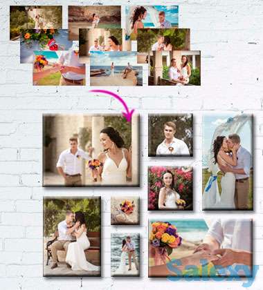 Фотоколлаж, композиции на стене из ваших фотографий, фотография 3