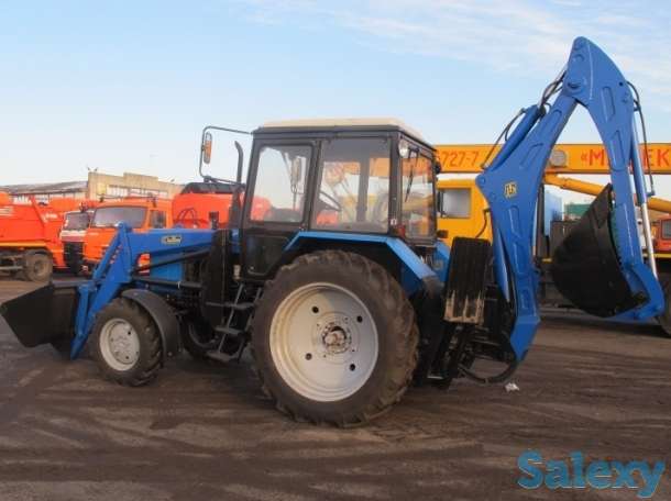 Экскаватор-погрузчик на базе трактора МТЗ, фотография 4