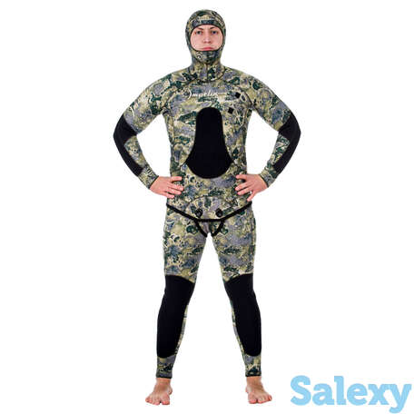 Гидрокостюм marlin camoskin pro sea green, 7 mm, фотография 1