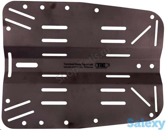 207 209 спинка backplate short tde, титан, фотография 1