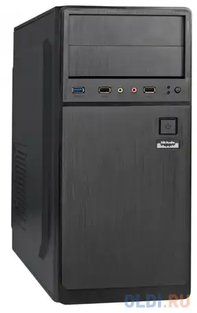 Корпус atx exegate xp-402u 500 вт чёрный ex283739rus, фотография 1