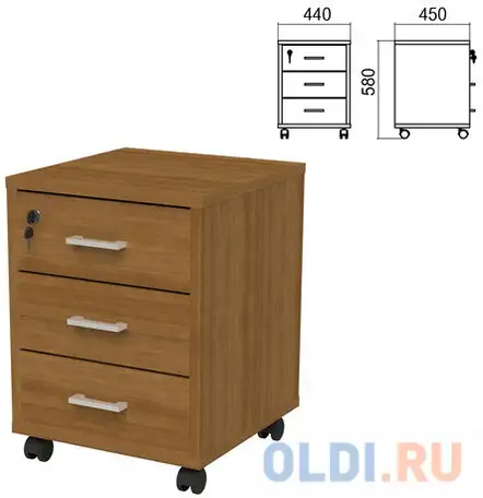 Тумба подкатная 