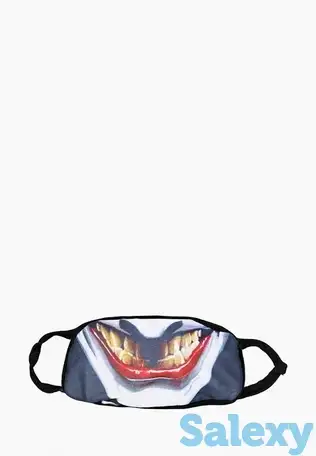 Маска для лица защитная красная жара, фотография 1